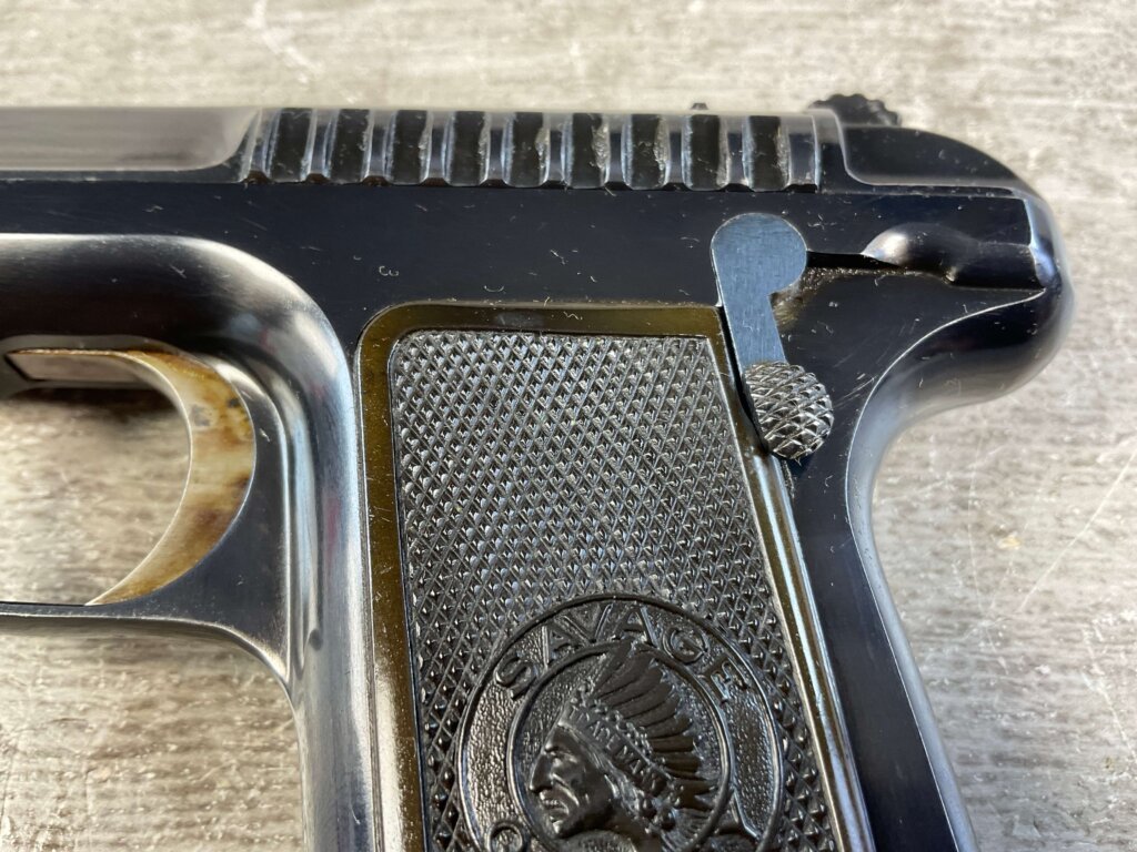 EARLY SAVAGE MODEL 1907 .32 ACP SEMI AUTO PISTOL, 1909 MFR & MINTY #6-06561-PF