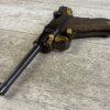 DWM 1900 AMERICAN EAGLE 4" .30 LUGER (7.65X21) P08 LUGER IN WOODEN DISPLAY CASE #6-06010-PF