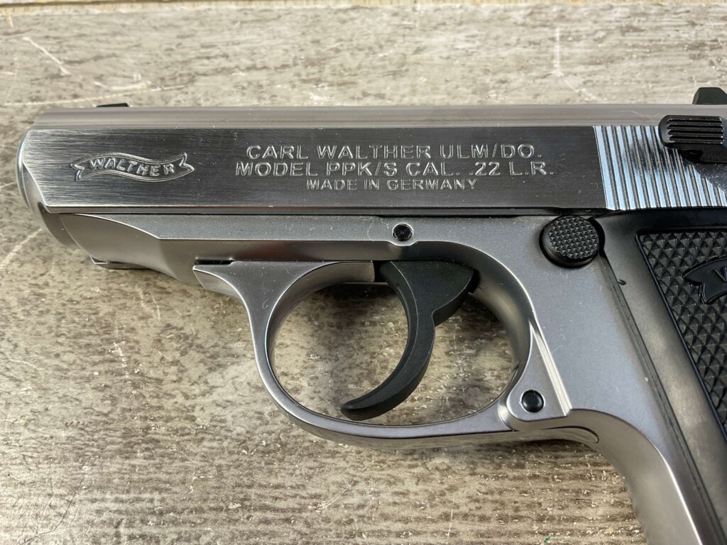 WALTHER PPK/S .22LR SEMI AUTO PISTOL, NEW #6-05117-PF