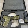 CANIK TP9 ELITE SUB-COMPACT 9MM WE THE PEOPLE GREEN CAMO SEMI AUTO PISTOL, MINTY, LIKE NEW #6-06001-PF