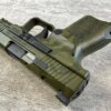 CANIK TP9 ELITE SUB-COMPACT 9MM WE THE PEOPLE GREEN CAMO SEMI AUTO PISTOL, MINTY, LIKE NEW #6-06001-PF