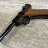 MAUSER INTERARMS AMERICAN EAGLE 4" .30 LUGER (7.65X21) P08 LUGER IN WOODEN DISPLAY CASE #6-06009-PF