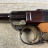 MAUSER INTERARMS AMERICAN EAGLE 4" .30 LUGER (7.65X21) P08 LUGER IN WOODEN DISPLAY CASE #6-06009-PF