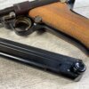 MAUSER INTERARMS AMERICAN EAGLE 4" .30 LUGER (7.65X21) P08 LUGER IN WOODEN DISPLAY CASE #6-06009-PF
