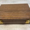 MAUSER INTERARMS AMERICAN EAGLE 4" .30 LUGER (7.65X21) P08 LUGER IN WOODEN DISPLAY CASE #6-06009-PF