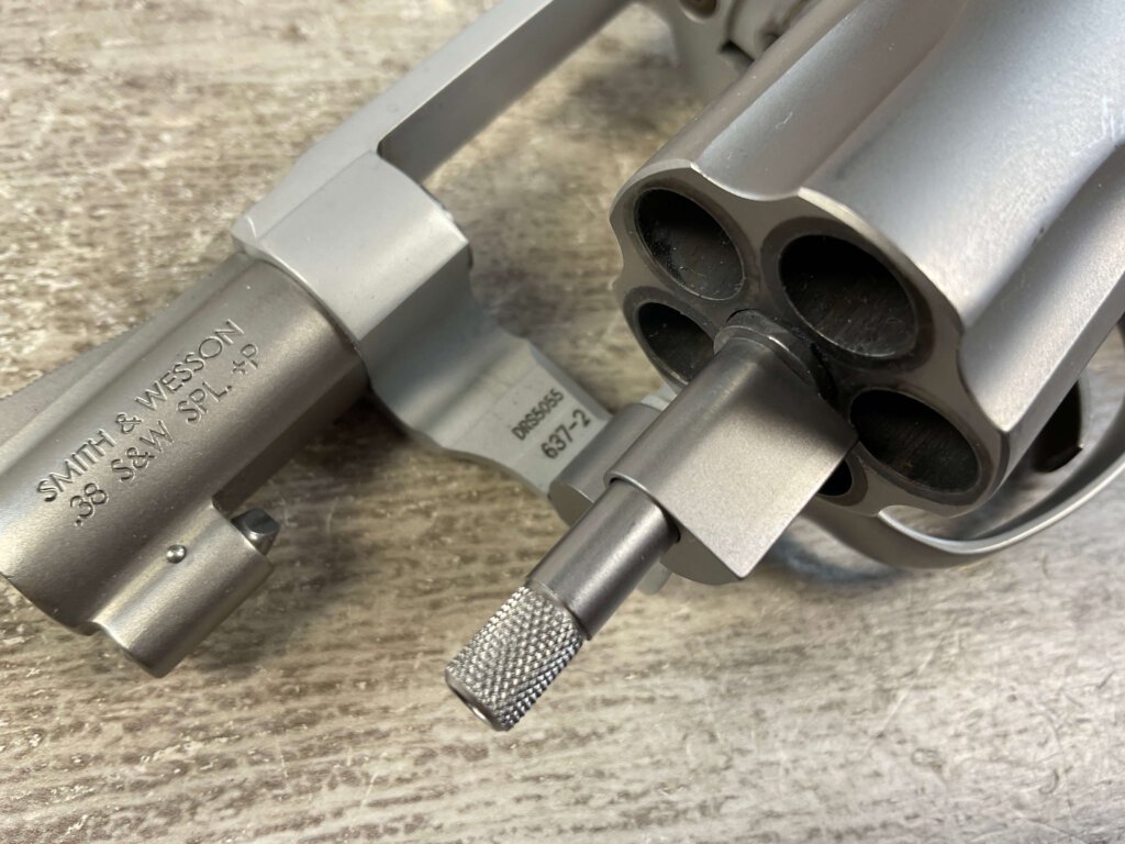 SMITH & WESSON S&W 637-2 .38 SPECIAL +P REVOLVER, MINTY LIKE NEW #6-06000-PF
