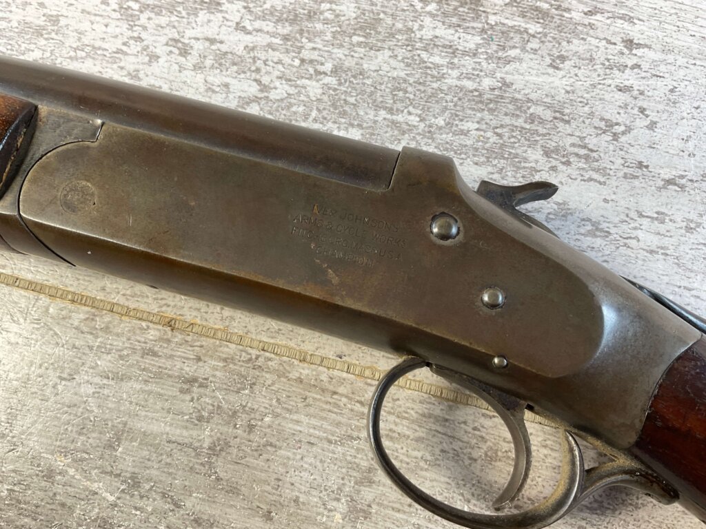 IVER JOHNSON CHAMPION 12GA SINGLE SHOT, VINTAGE #6-05603-TW