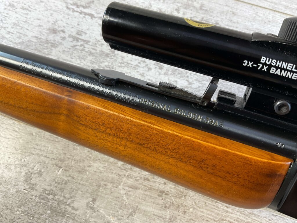 MARLIN 39AS GOLDEN .22LR LEVER ACTION RIFLE W/ SCOPE #6-06004-PF