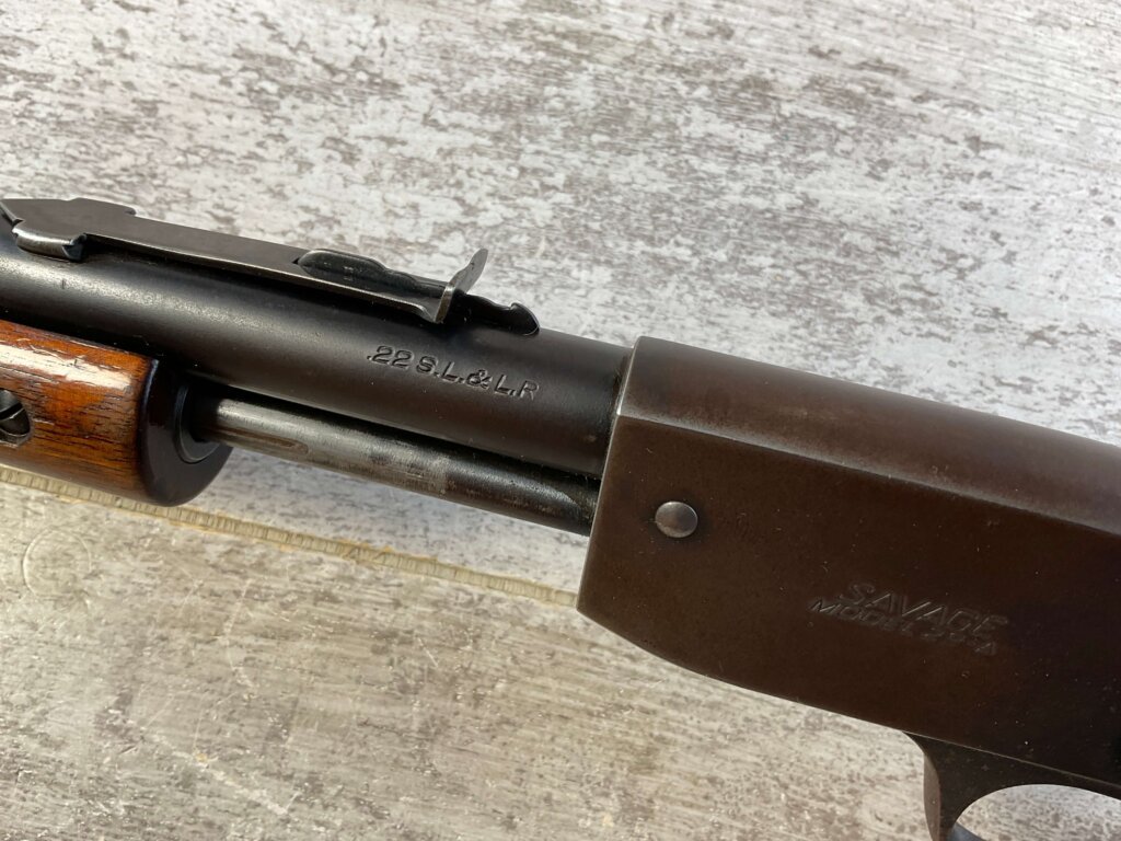 SAVAGE MODEL 29A .22LR PUMP RIFLE, 1940 MFR #6-06005-PF