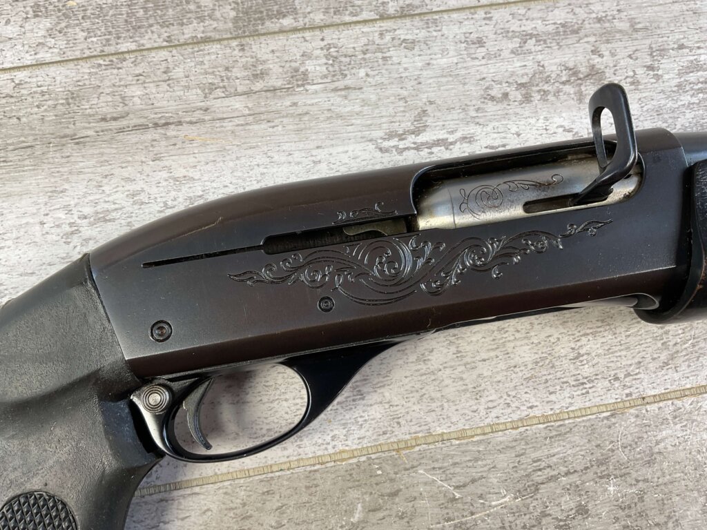REMINGTON MODEL 1100 12GA SEMI AUTO SHOTGUN W/ COMBAT STOCK #6-05011-PF