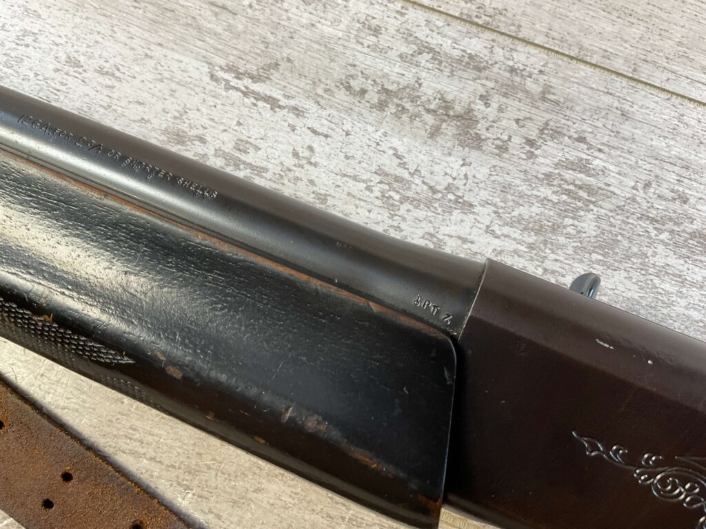REMINGTON MODEL 1100 12GA SEMI AUTO SHOTGUN W/ COMBAT STOCK #6-05011-PF
