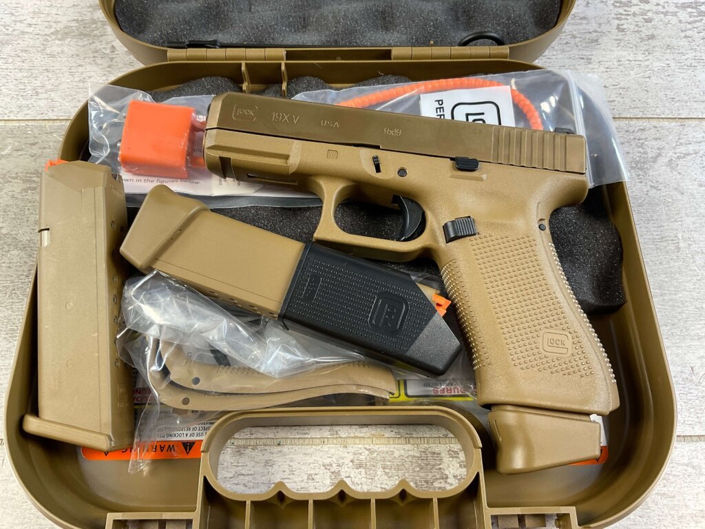 GLOCK 19X(V) 9MM SEMI AUTO PISTOL, NEW IN BOX #6-06002-PF