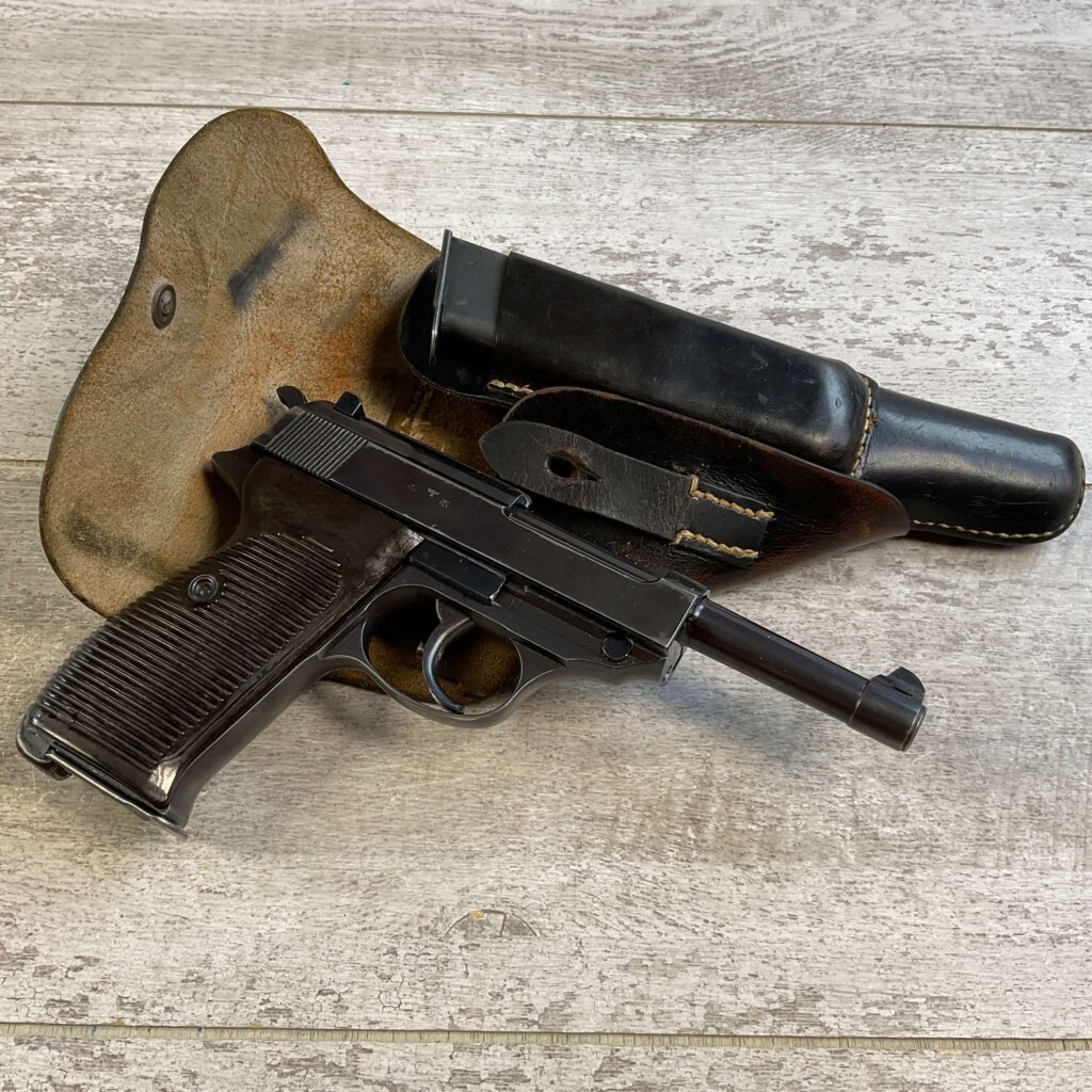 WALTHER AC41 P38 SEMI AUTO PISTOL HIGH POLISH, RIG #6-06015-PF