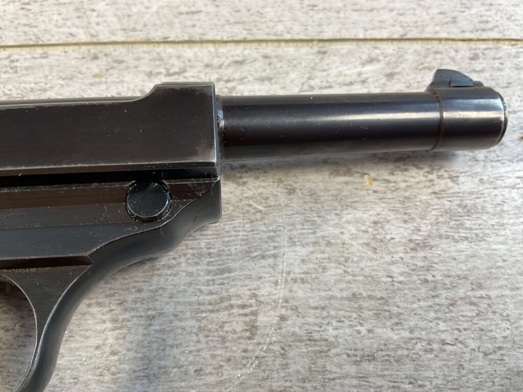 WALTHER AC41 P38 SEMI AUTO PISTOL HIGH POLISH, RIG #6-06015-PF