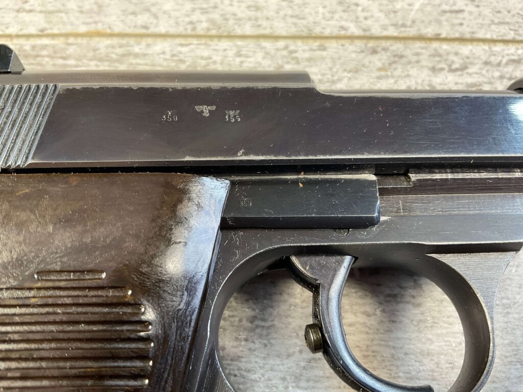 WALTHER AC41 P38 SEMI AUTO PISTOL HIGH POLISH, RIG #6-06015-PF