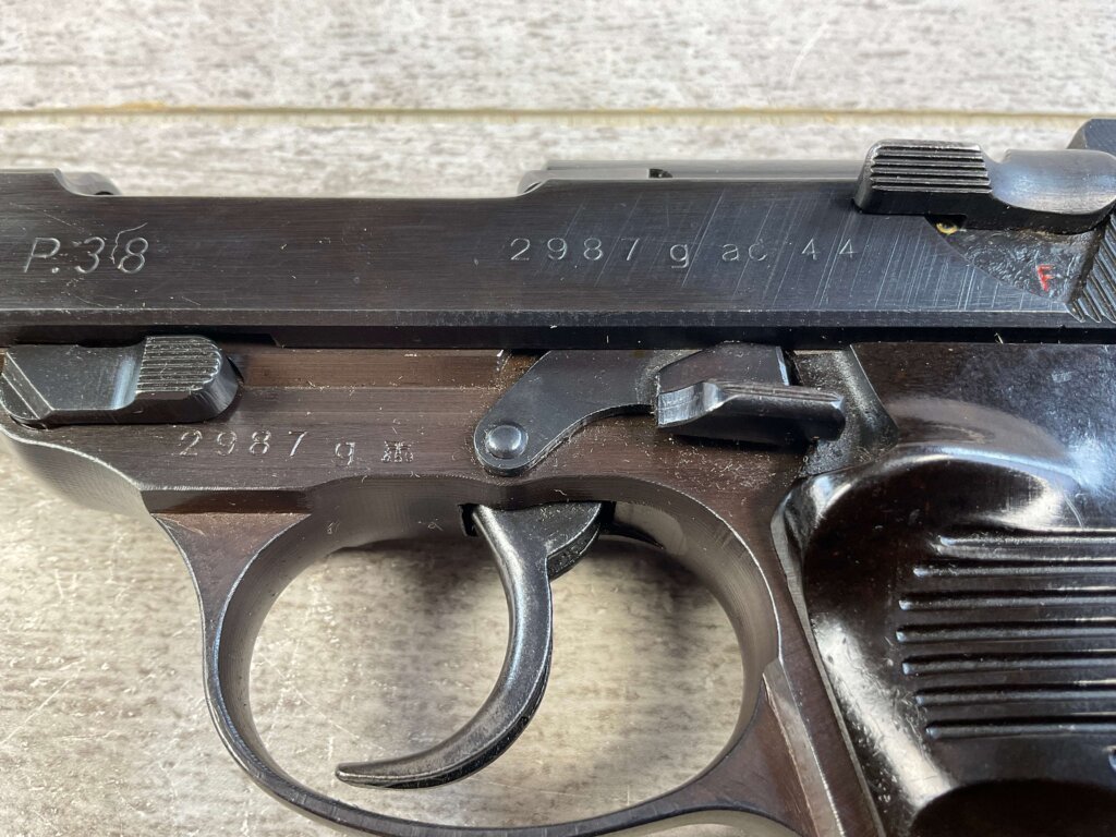 WALTHER AC44 P38 SEMI AUTO PISTOL, RIG #6-06016-PF