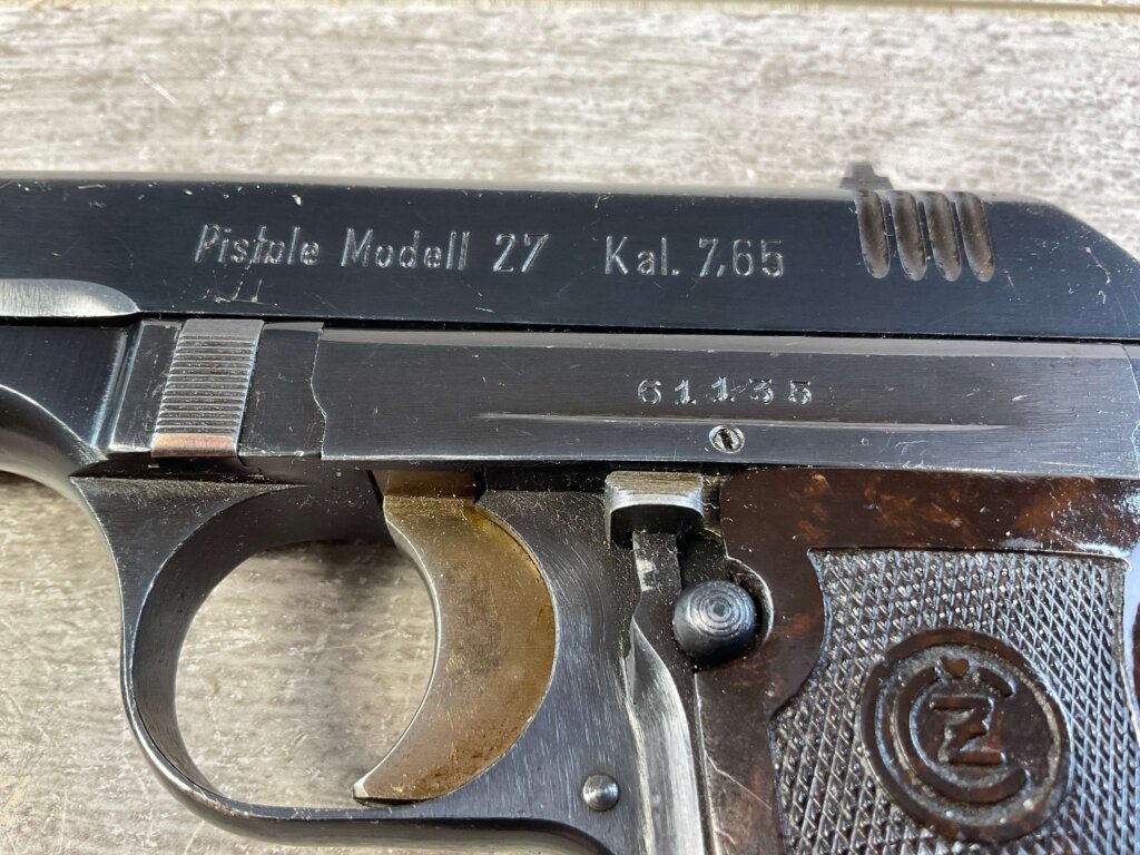 CZECH CZ27 PISTOLE MODELL 27 NAZI MARKED PISTOL #6-06017-PF