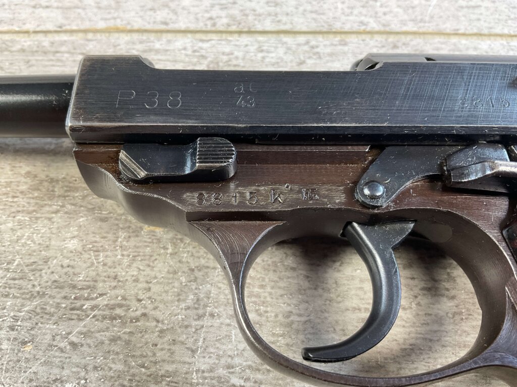 WALTHER AC43 P38 SEMI AUTO PISTOL, RIG #6-06019-PF