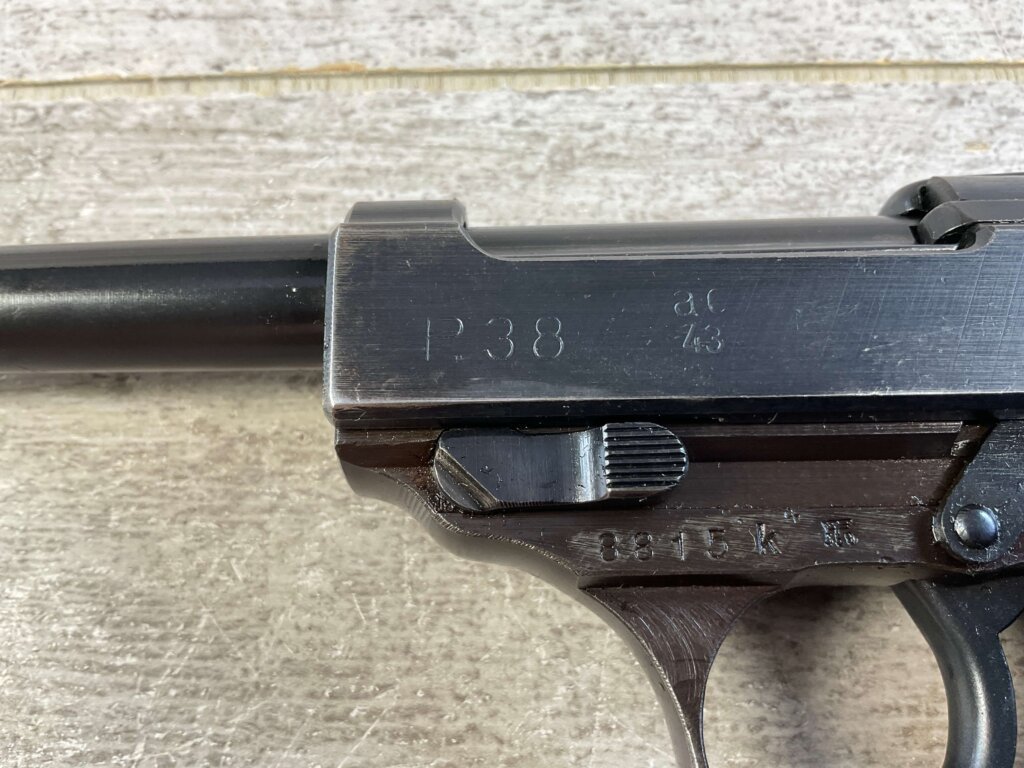 WALTHER AC43 P38 SEMI AUTO PISTOL, RIG #6-06019-PF