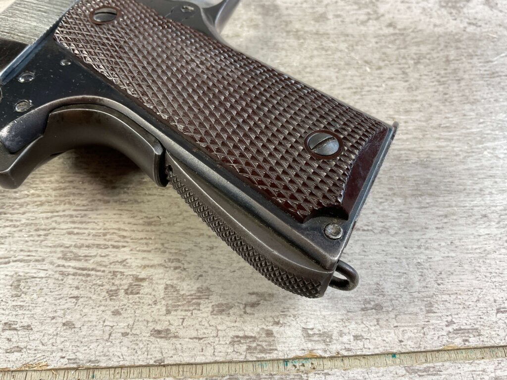 COLT 1911A1 .45 ACP SEMI AUTO PISTOL W/ BOYT HOLSTER, 1919 MFR #6-06021-PF