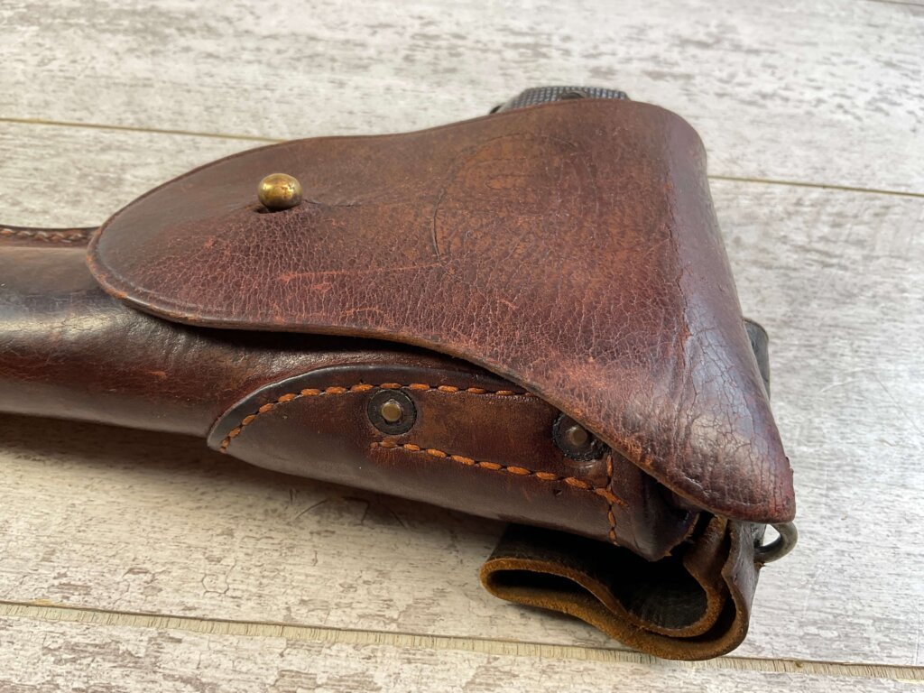 COLT 1911A1 .45 ACP SEMI AUTO PISTOL W/ BOYT HOLSTER, 1919 MFR #6-06021-PF