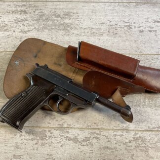 WALTHER AC41 P38 SEMI AUTO PISTOL HIGH POLISH, RIG #6-06023-PF