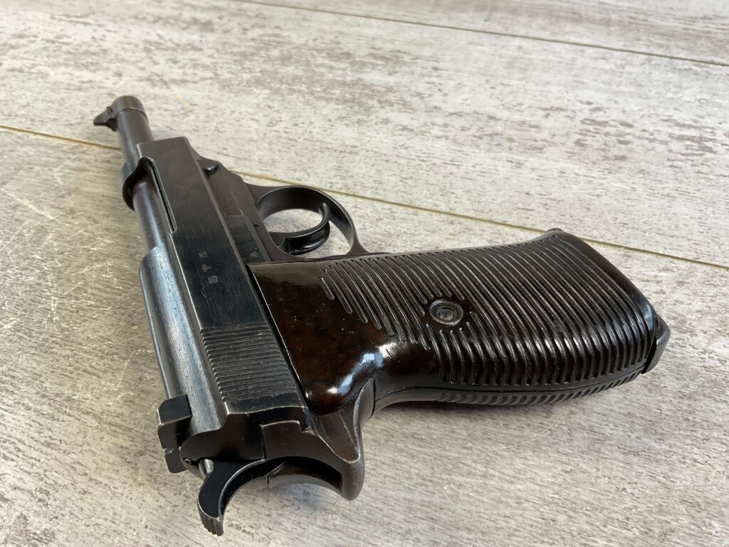WALTHER AC41 P38 SEMI AUTO PISTOL HIGH POLISH, RIG #6-06023-PF