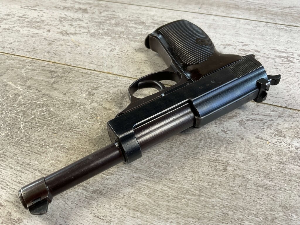 WALTHER AC41 P38 SEMI AUTO PISTOL HIGH POLISH, RIG #6-06023-PF