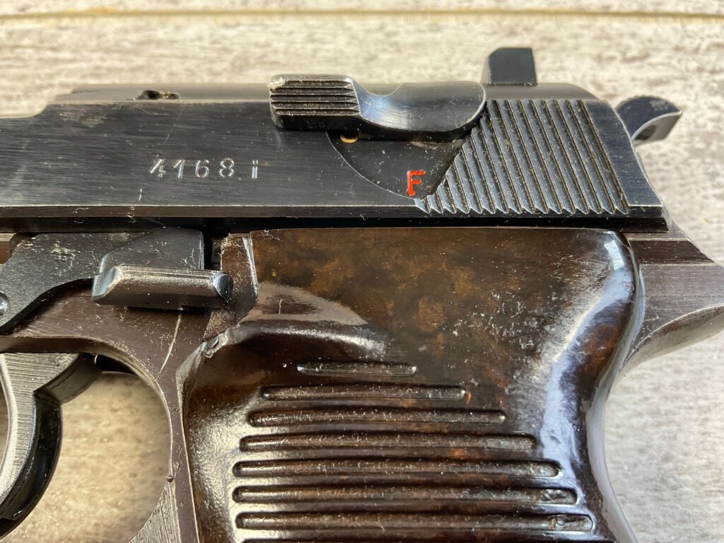 WALTHER AC41 P38 SEMI AUTO PISTOL HIGH POLISH, RIG #6-06023-PF