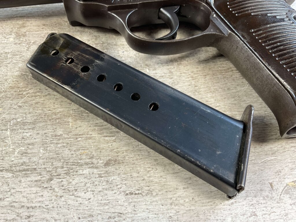 WALTHER AC41 P38 SEMI AUTO PISTOL HIGH POLISH, RIG #6-06023-PF