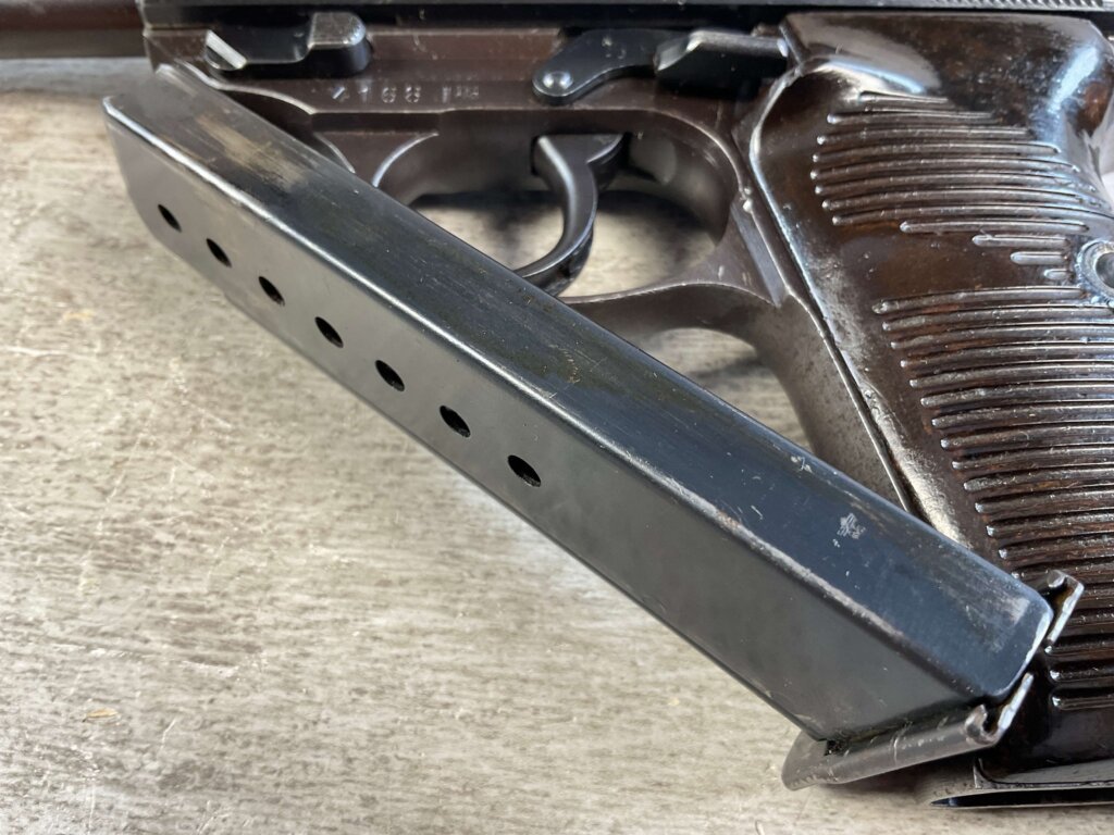WALTHER AC41 P38 SEMI AUTO PISTOL HIGH POLISH, RIG #6-06023-PF