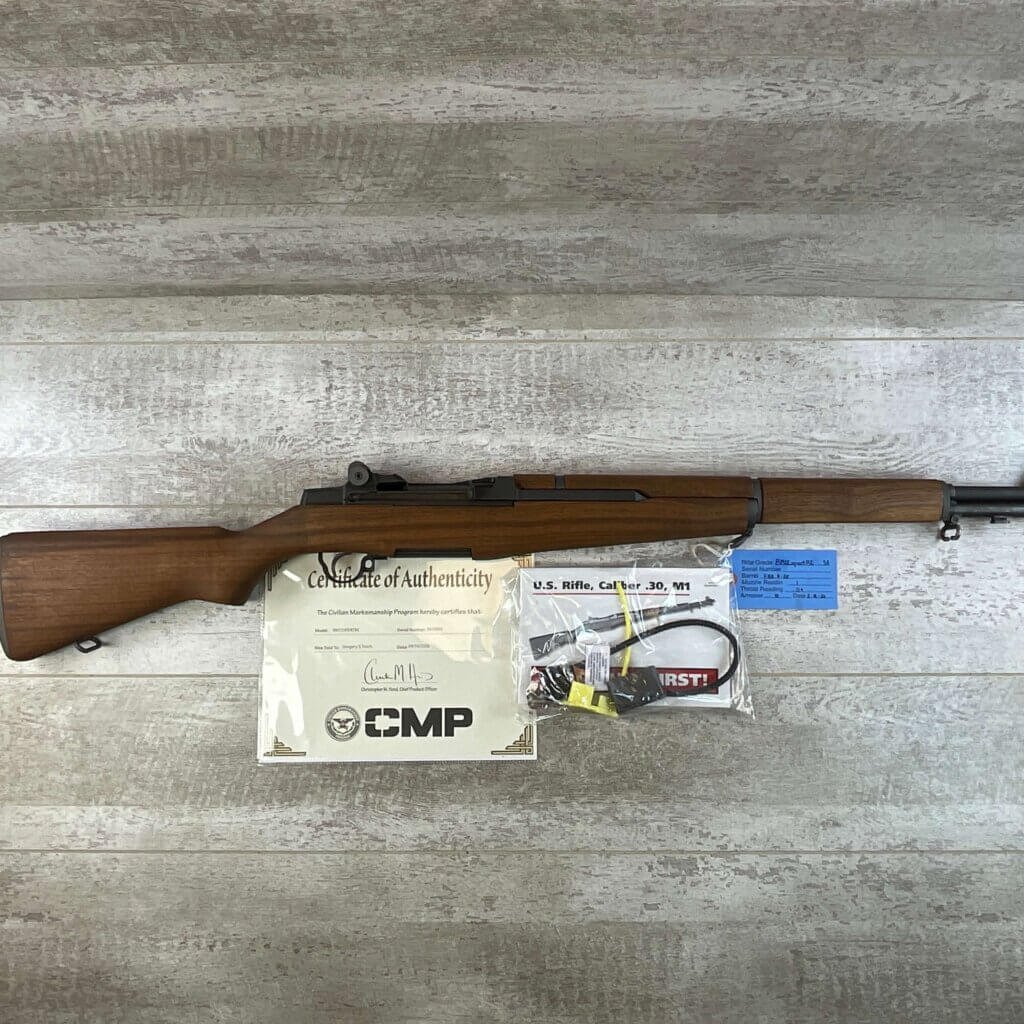 SPRINGFIELD ARMORY EXPERT GRADE M1 GARAND 30-06 SEMI AUTO CMP RIFLE, FEB 1945 RECEIVER #6-06011-PF