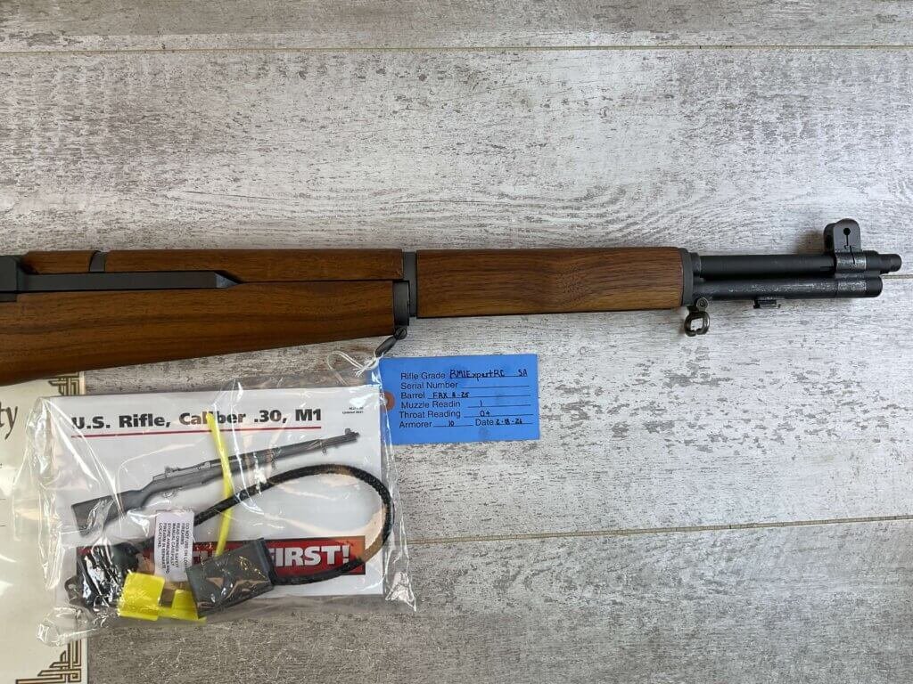 SPRINGFIELD ARMORY EXPERT GRADE M1 GARAND 30-06 SEMI AUTO CMP RIFLE, FEB 1945 RECEIVER #6-06011-PF