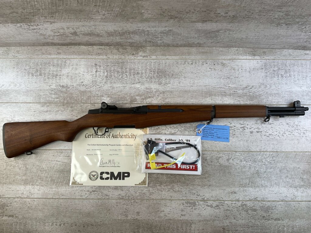 H&R ARMS CO EXPERT GRADE M1 GARAND .308 SEMI AUTO CMP RIFLE, 1956 MFR RECEIVER #6-06012-PF