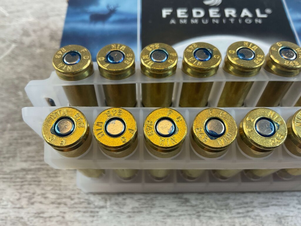 FEDERAL POWER-SHOK 243 WIN., 80 GR. SP AMMO, FULL BOX, JAMES EARL JONES COLLECTION #5-11153-PF