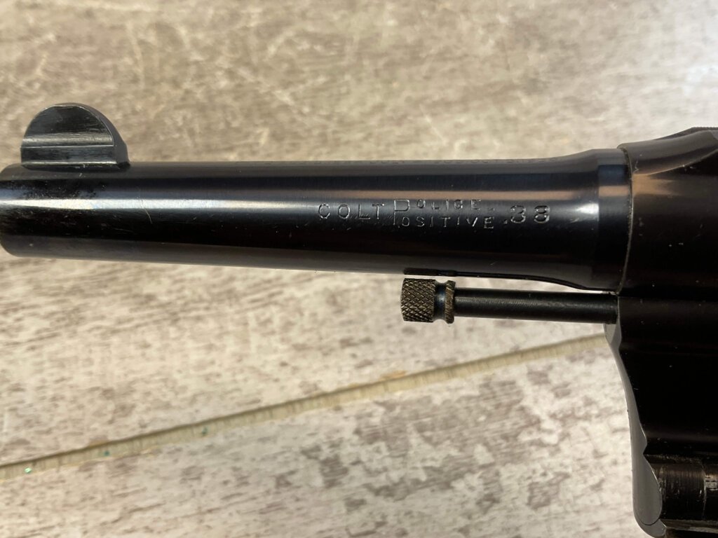 COLT POLICE POSITIVE .38 REVOLVER, 1929 MFR #6-05115-PF