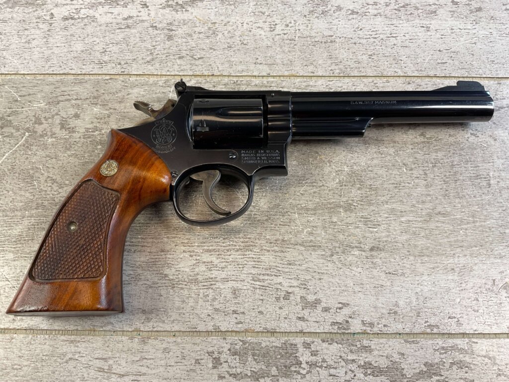 SMITH & WESSON S&W 19-3 TARGET .357 MAGNUM REVOLVER, 6" BARREL, 1972 MFR #6-05116-PF