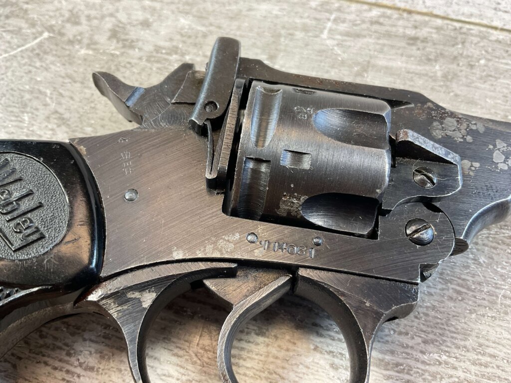 WEBLEY & SCOTT MARK IV .38S&W WAR FINISH REVOLVER #6-05118-PF