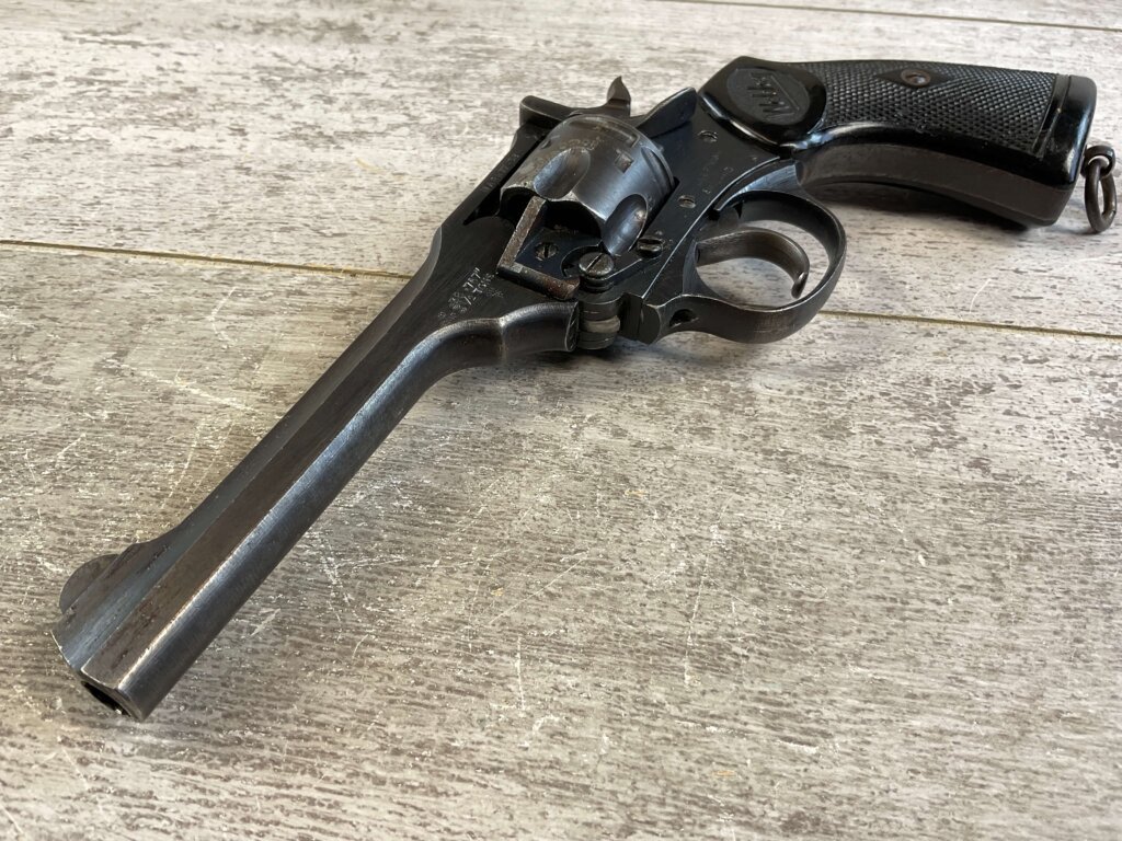 WEBLEY & SCOTT MARK IV .38S&W WAR FINISH REVOLVER #6-05118-PF