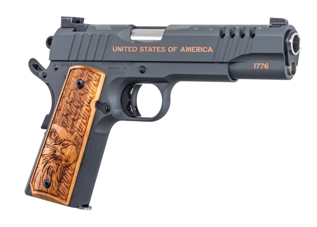 AUTO-ORDNANCE USA 250TH ANNIVERSARY SPECIAL EDITION 1911 .45 ACP, 7-ROUND PISTOL #6-07019-PF