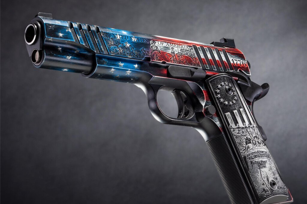 AUTO-ORDNANCE USA 250TH ANNIVERSARY "FOUNDING FATHERS" SPECIAL EDITION 1911 .45 ACP, 7-ROUND PISTOL, NEW & NEVER FIRED #6-07020-PF