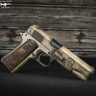 TISAS M1911 A1 US MARINE "SEMPER FIDELIS" .45 ACP 7-ROUND PISTOL, 250TH ANNIVERSARY LIMITED EDITION, NEVER FIRED #6-07009-PF