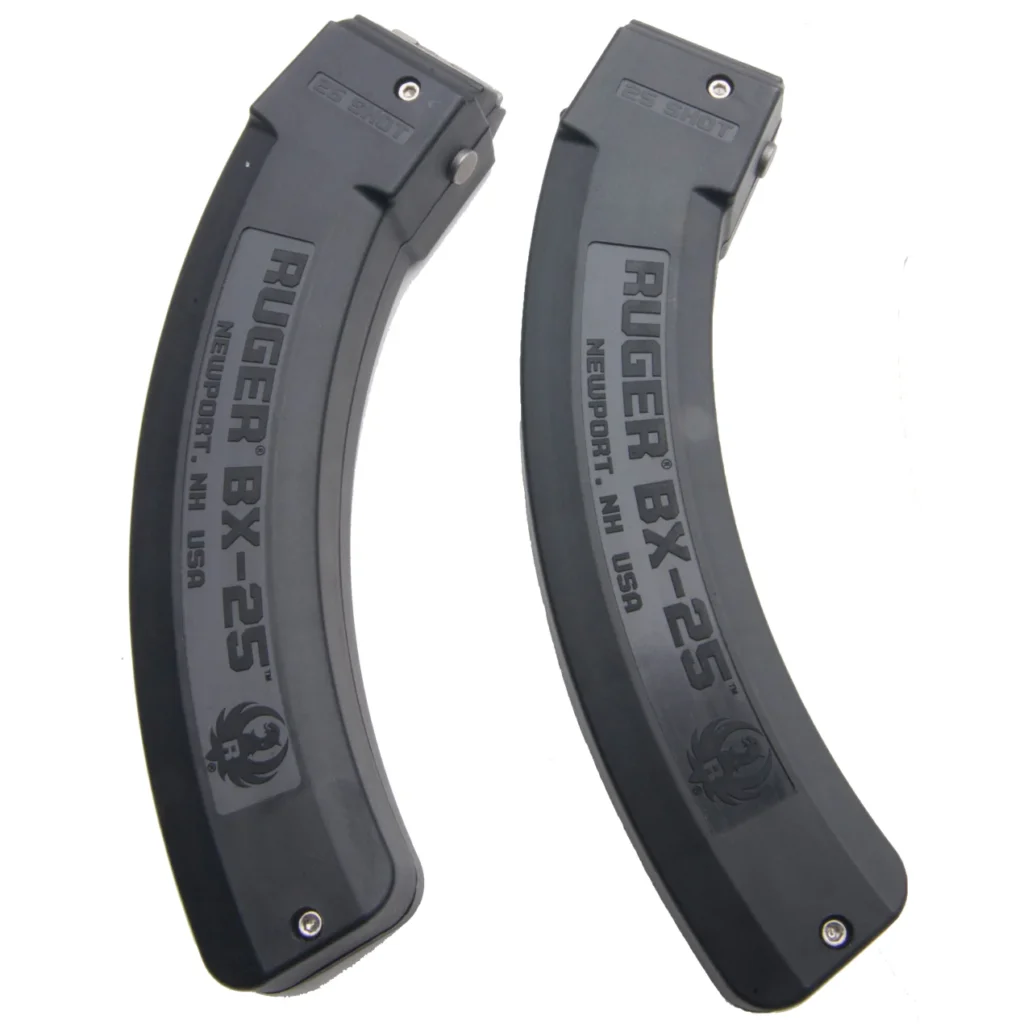 RUGER BX-25 10/22 22 LR 25-ROUND 2-PACK, NEW #6-07022-PF