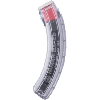 RUGER BX-25 10/22 22 LR 25-ROUND MAGAZINE, CLEAR-SIDED, NEW #6-07021-PF