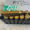 HANSEN CARTRIDGE CO. 243 WIN., 100 GR. POSI-FEED SP AMMO, FULL BOX, JAMES EARL JONES COLLECTION #5-11157-PF