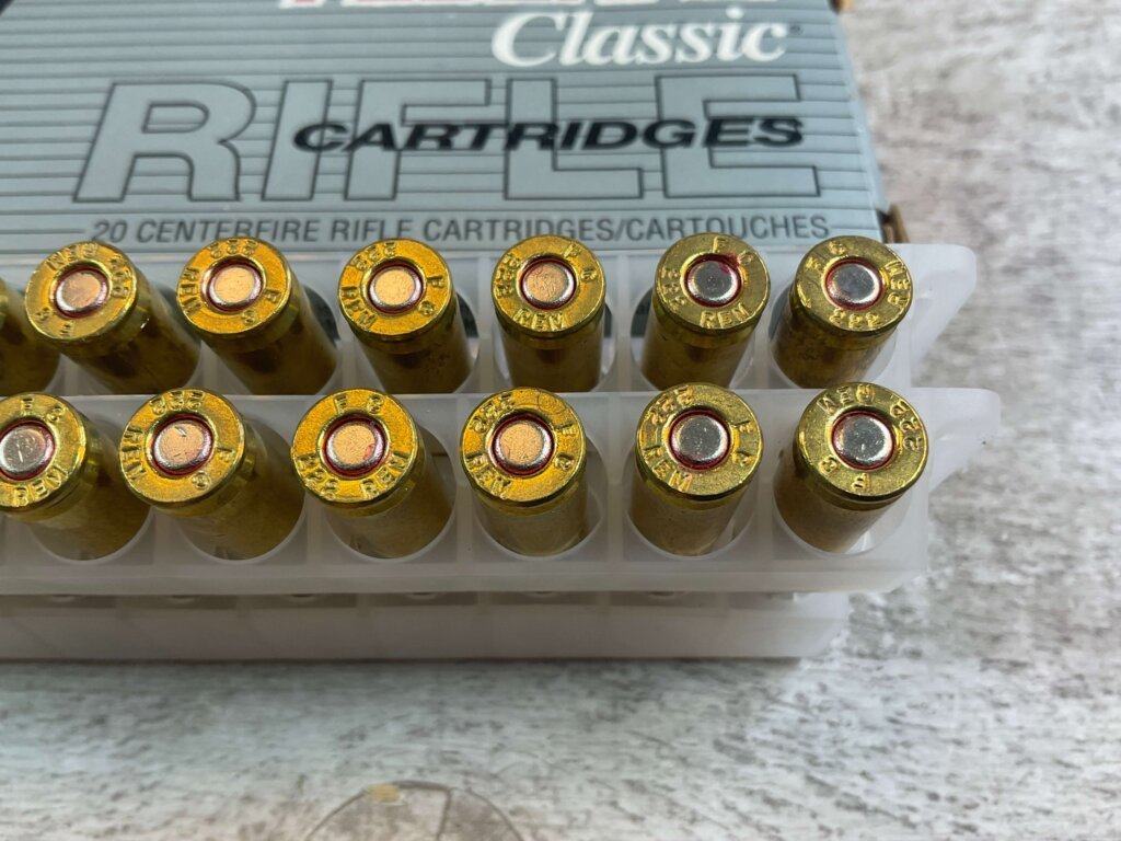 FEDERAL 222 REM., 50 GR. HI-SHOK SP AMMO, FULL BOX (QTY 20), JAMES EARL JONES COLLECTION #5-11133-PF