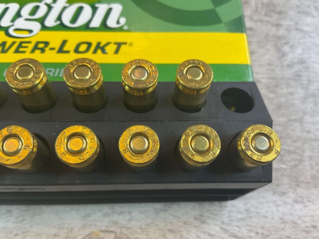 REMINGTON EXPRESS POWER-LOKT 222 REM., 50 GR. HP AMMO, QTY 19, JAMES EARL JONES COLLECTION #5-11135-PF