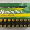 REMINGTON EXPRESS RIFLE 222 REM., 50 GR. PSP AMMO, FULL BOX (QTY 20), JAMES EARL JONES COLLECTION #5-11136-PF
