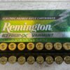 REMINGTON EXTRONX VARMINT 22-250 REMINGTON, 50 GR. V-MAX BOAT TAIL AMMO, FULL BOX (QTY 20), JAMES EARL JONES COLLECTION #5-11139-PF