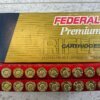 FEDERAL PREMIUM 22-250 REMINGTON, 40 GR. HP AMMO, FULL BOX (QTY 20), JAMES EARL JONES COLLECTION #5-11144-PF